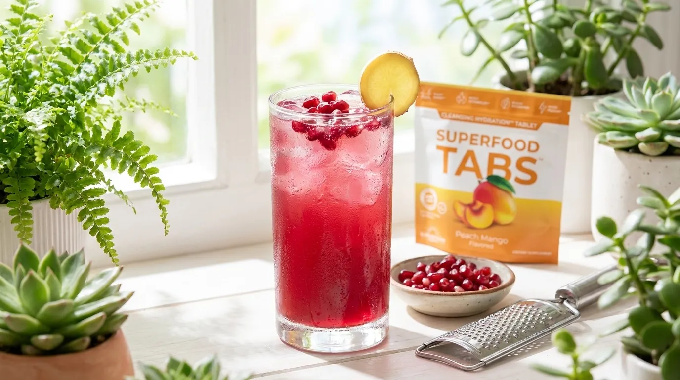 The Fizzy Ginger-Pomegranate Gut Tonic I Batch on Sunday (and Drink All Week)