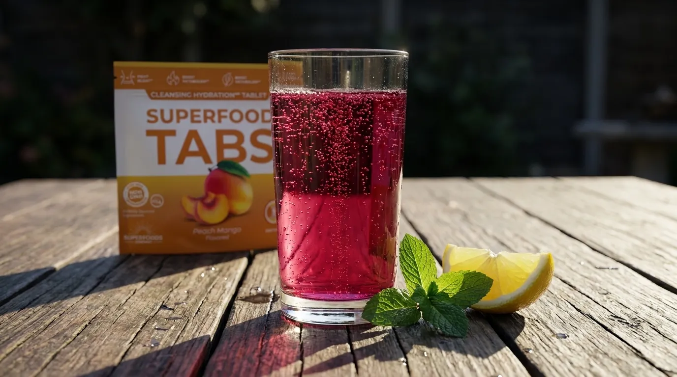 How I Actually Drink My Superfood Tabs for Gut Health (My Fizzy Morning Ritual)
