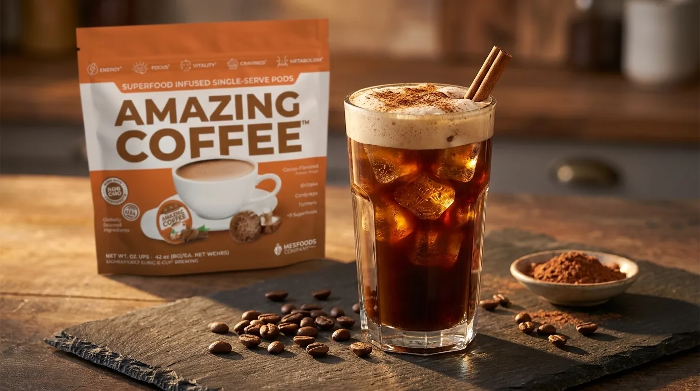 My Afternoon Slump Recipe: An Iced Mushroom Mocha That Actually Holds