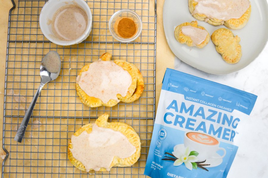 Pumpkin Pop Tarts Featuring Amazing Creamer