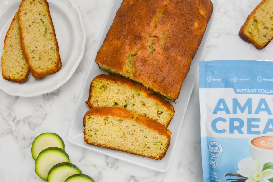 Zucchini Bread Featuring Amazing Creamer